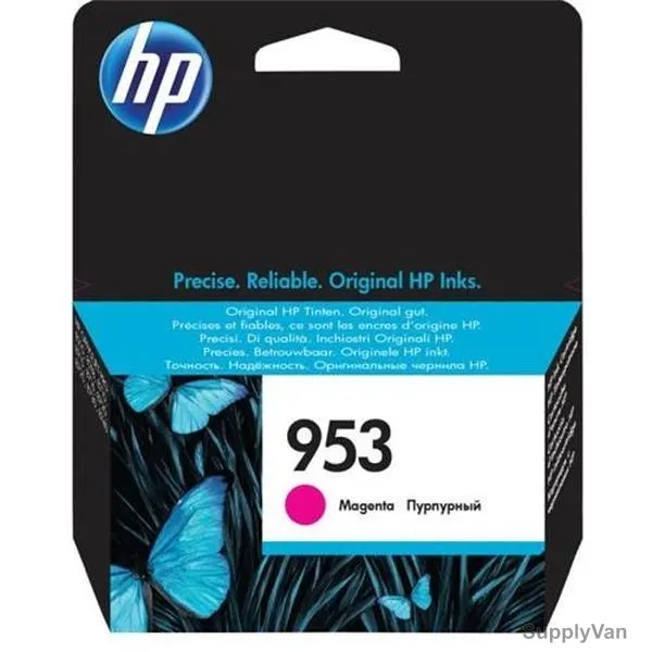 HP 953 Original Ink Cartridge, F6U13AE, 700 Pages, Magenta