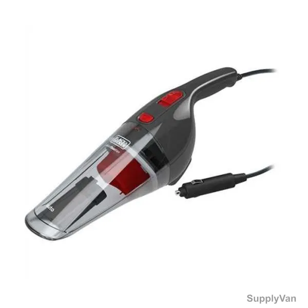 Black and Decker Car Vacuum Cleaner, NV1200AV-B5, 12VDC, Grey and Red