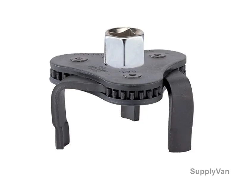 Kingtony Three-Legged Oil Filter Wrench, 9AE42, 63-102MM