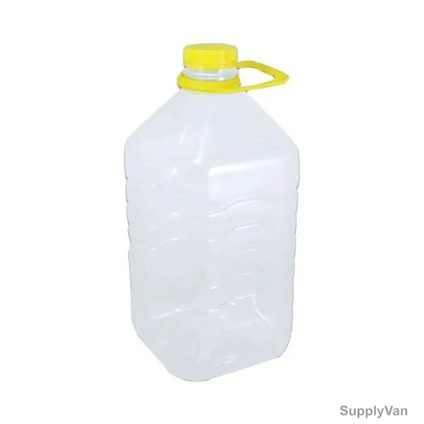Snh Juice Bottle With Lid, 050CJB5000SQ, Plastic, 5 Ltrs, Clear