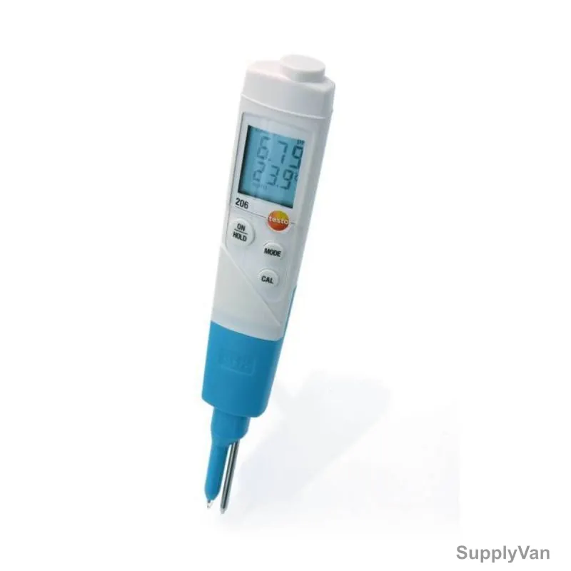 Testo Digital pH Meter, 206-pH2, 0 to 14 pH — image 1