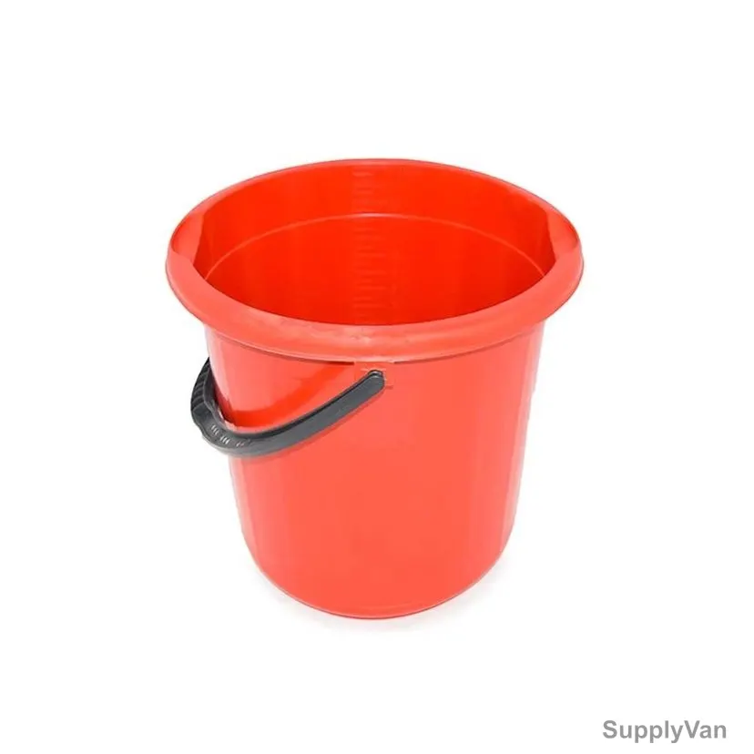 Akc Utility Cleaning Bucket, MB15R-10, Plastic, 10 Ltrs, Red
