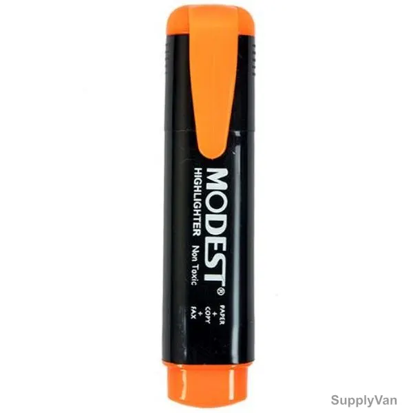 Modest Highlighter, MS-810-OR, 2-5MM Tip Size, Orange
