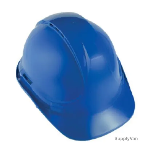 Uken Safety Helmet With Pinlock Suspension, U6302, Polyethylene, Dark Blue