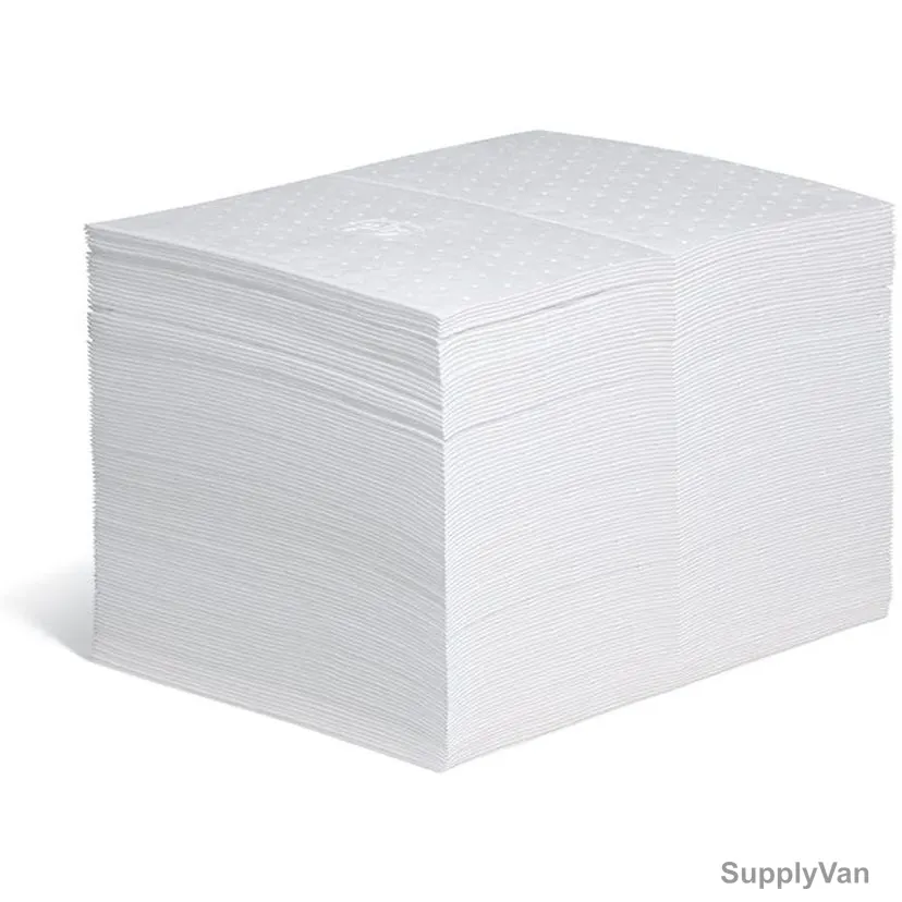 New Pig Oil Carpet, MAT403, 381 x 508MM, White, 100 Pcs/Pack