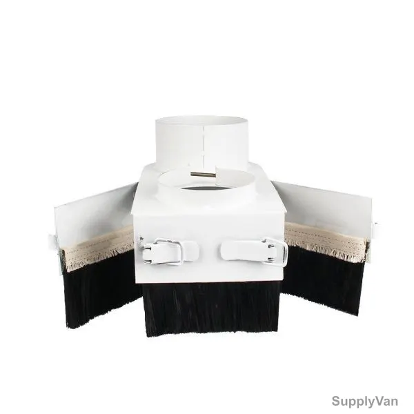 Extrusion Dust Shoe Cover Cleaner for CNC Router, 80MM, White — image 1