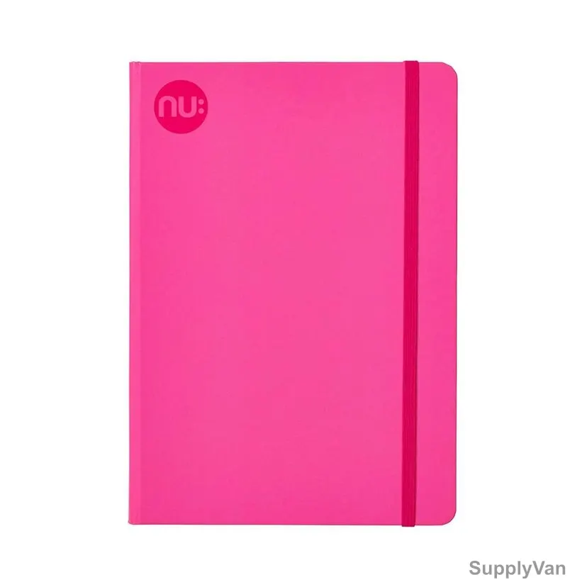 Nuco Journal Notebook, Spectrum, A5, 80 Gsm, 160 Pages, Pink