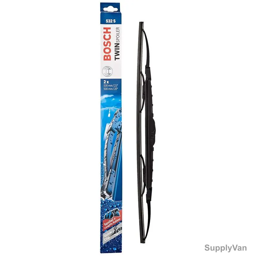 Bosch Windshield Wiper Blade, 3397118404, Aerotwin, 20-21 Inch, Black, 2 Pcs/Set