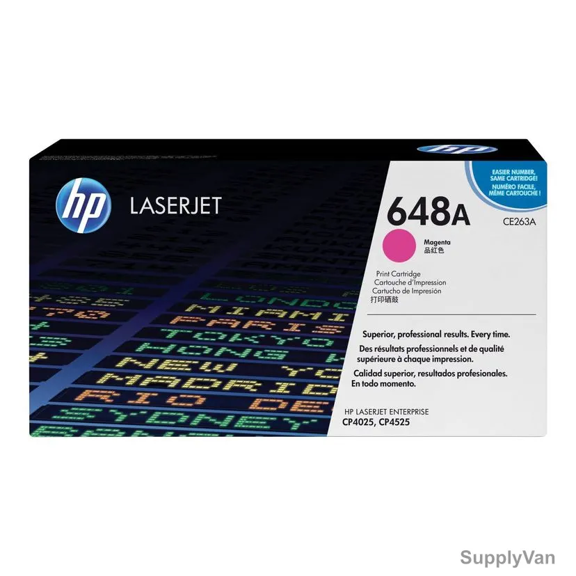 HP Original LaserJet Toner Cartridge, CE263A, 648A, Magenta — image 1