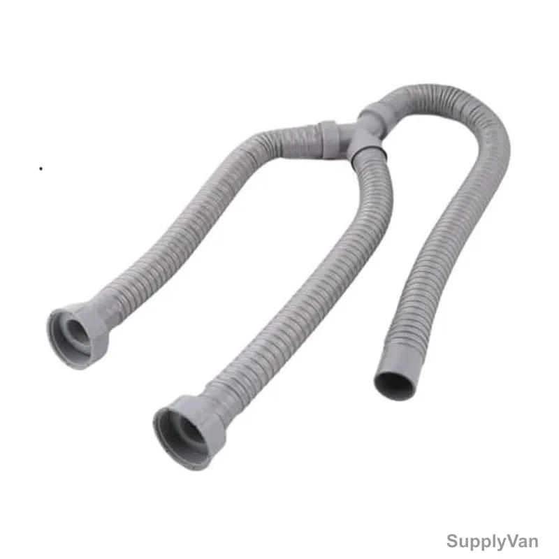Novex Double Drain Hose, NFS-525, PVC, 90CM Length, Grey