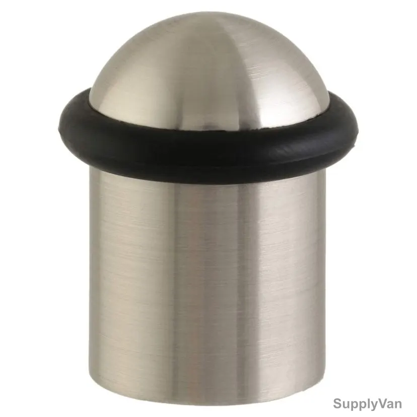 ACS Large Door Stopper, M-38L-SN, Zinc, Silver