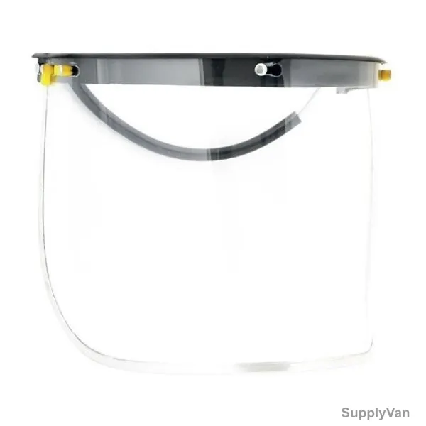 Sci Face Shield With Universal Head Gear, MSVC, Polycarbonate, Clear
