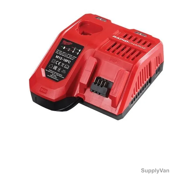 Milwaukee Cordless Tool Rapid Charger, M12-18FC, 12/18V — image 1