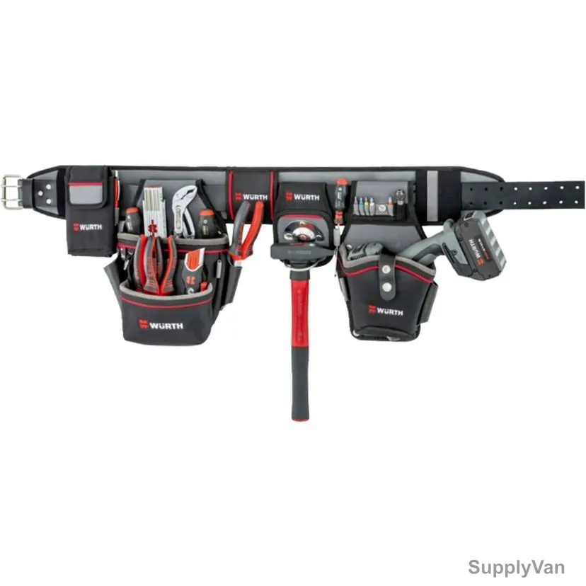 Wurth Heavy Duty Tool Belt, 715930213, 330MM Height x 140MM Width x 890MM Length, 12 Kg Loading Capacity — image 1