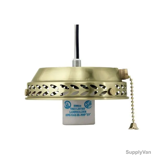 Hunter Globe Adapter, 24434, 34MM, Birght Brass — image 1