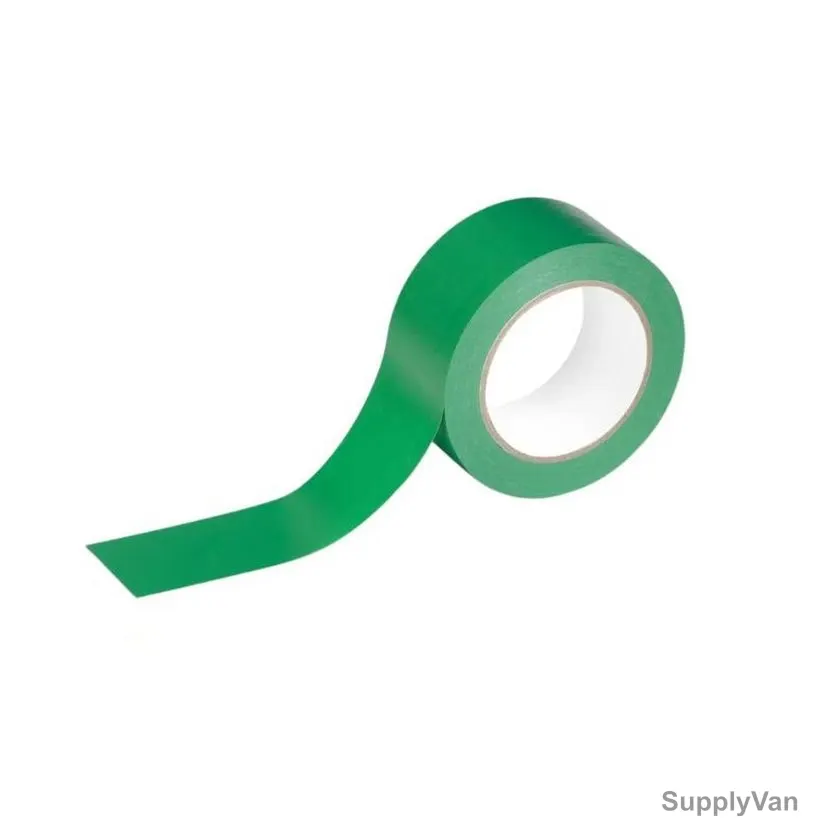 Warrior Floor Marking Tape, 50MM Width x 33 Mtrs Length, Green