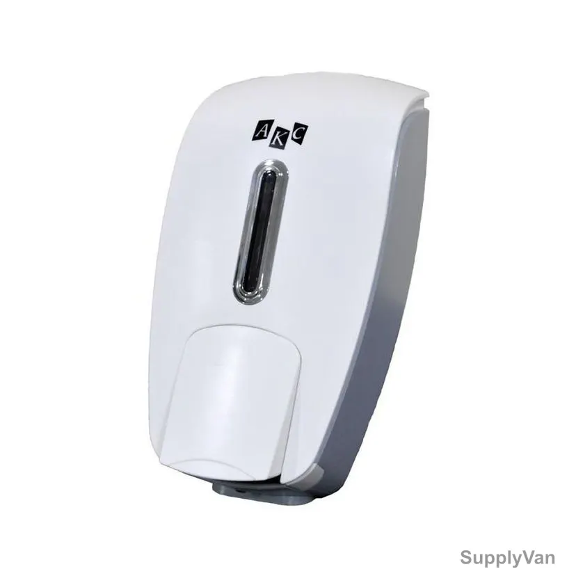 Akc Manual Hand Soap Dispenser, SD25, Plastic, 800ML, White