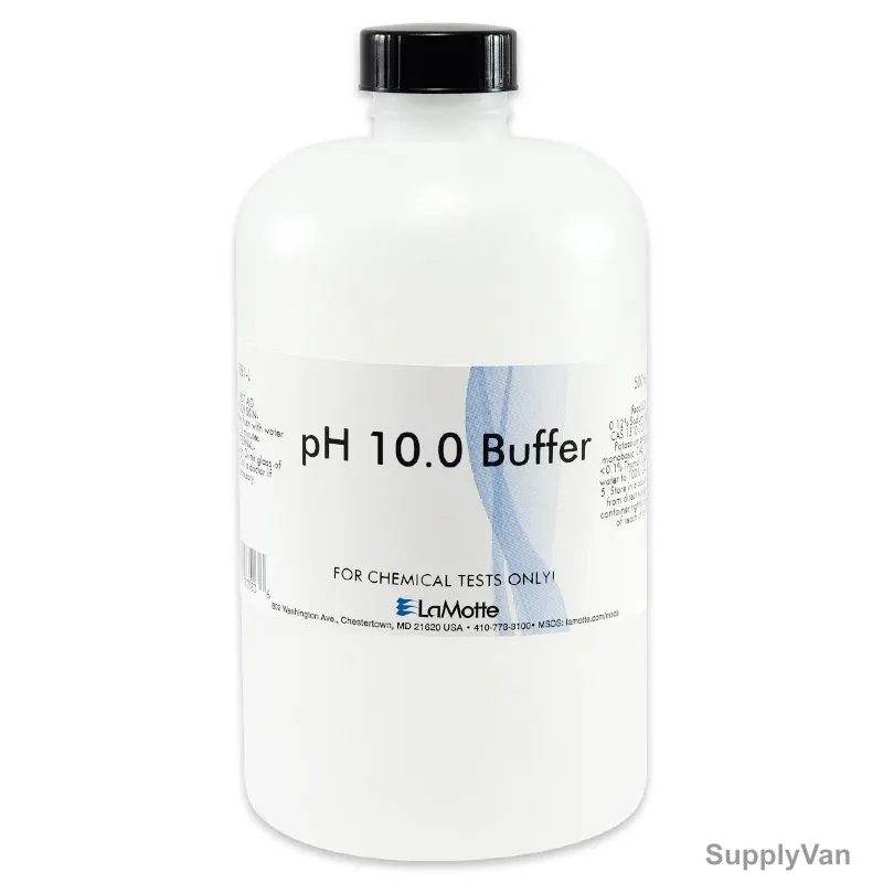 Lamotte Standardized pH Buffer Solution, 2896-L, 10.0 pH, 500ML