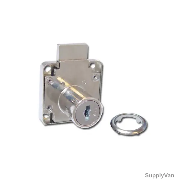 Dorfit Drawer Lock, 22MM Thk, Silver, 5 Pcs/Pack