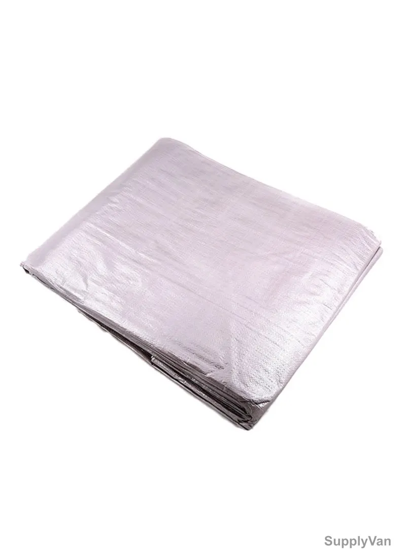 Hifazat Waterproof Tarpaulin, SH-TARP-OS99140, Polyethylene, 2.7 x 2.7 Mtrs, Silver