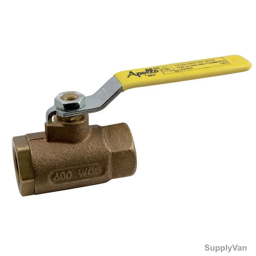 Apollo LP-Gas Ball Valve, 80-104-01, 80-100 Series, Bronze, FNPT, 3/4 Inch