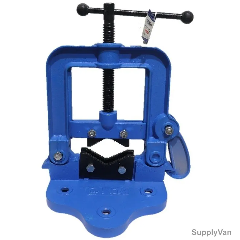 Wika Pipe Vise, WK12042, Cast Iron, No-4, 10 to 165MM Capacity