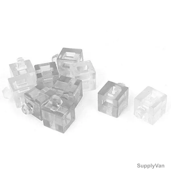 Extrusion Type B Aluminium Fittings Spacer, 30 Series, Plastic, 20 x 25 mm