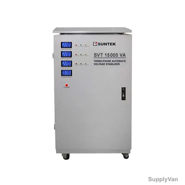 Suntek Three Phase Voltage Stabilizer, SVT-15000VA, 70A, 120-285V/240-450V, 15000VA