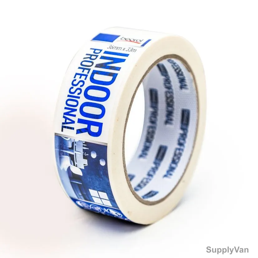 Beorol Universal Masking Tape, BK36, Rubber Adhesive, 36MM x 33 Mtrs — image 1