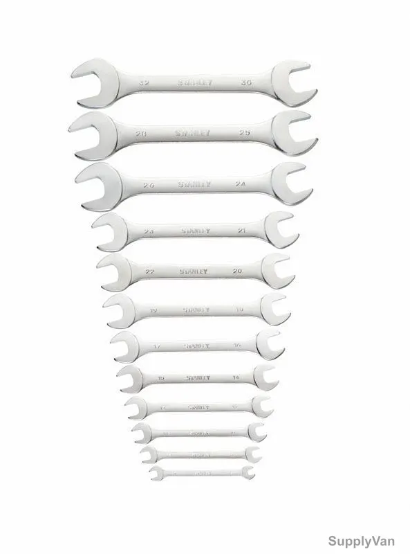 Stanley Open End Wrench Set, 1-95-770, FatMax, 12 Pcs/Set