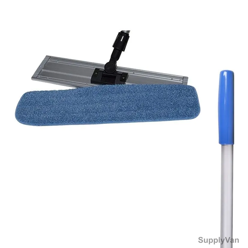Daitona Microfiber Wet Mop With 145CM Aluminium Handle, 40CM, Blue