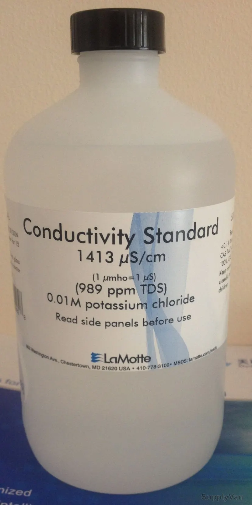Lamotte Conductivity TDS Solution, 6354-L, 1413 mS/cm, 7 pH, 500ML, Clear