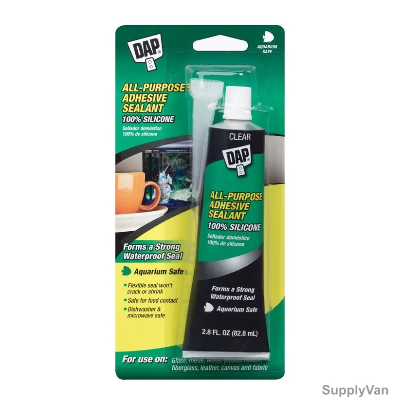 Dap All Purpose Adhesive Sealant, 00688, Clear, 2.8 Oz — image 1