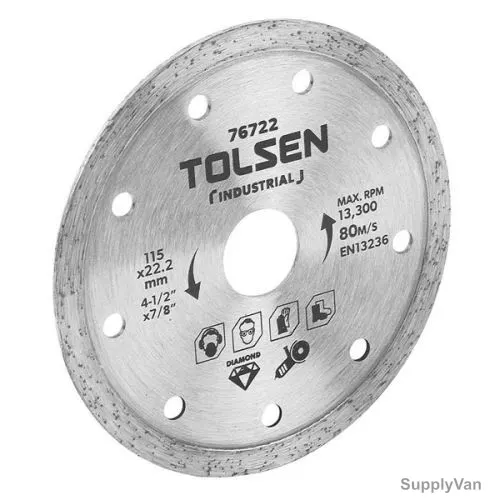 Tolsen Diamond Cutting Blade, 76722, 115MM