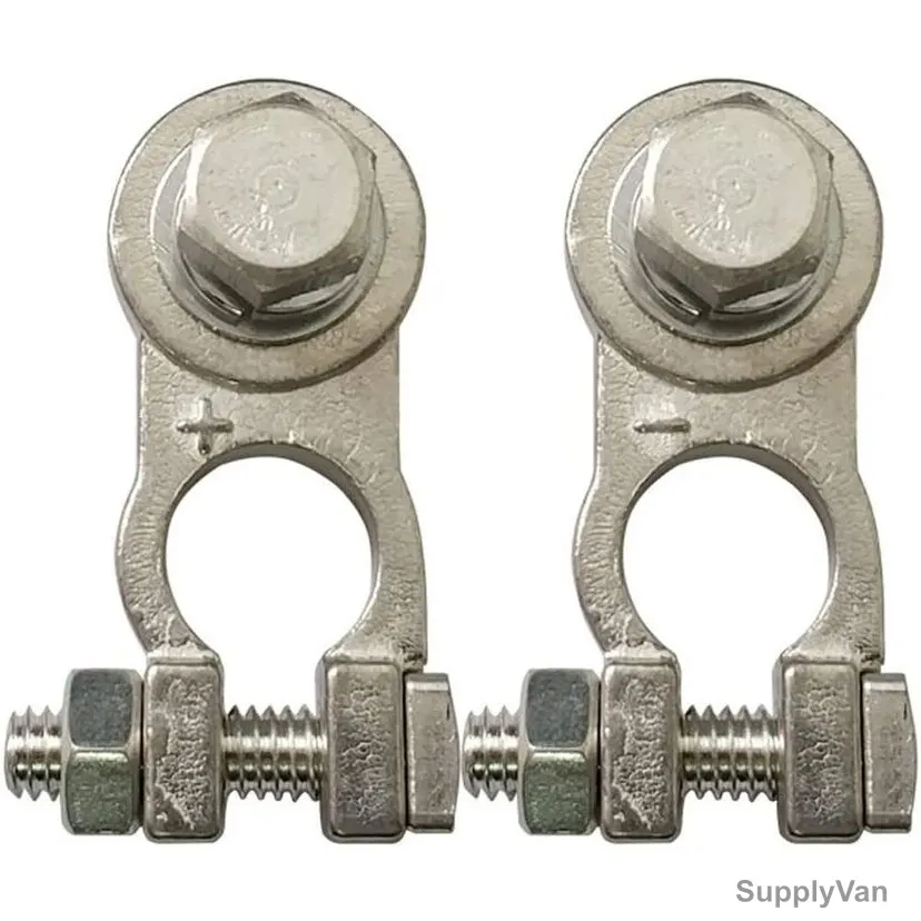 Car Battery Terminal Connector, Brass/Iron, 70MM Length