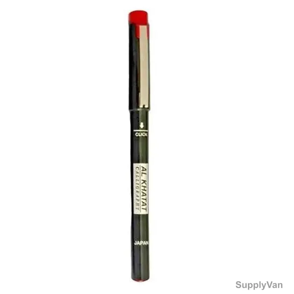 Al Khatat Calligraphy Pen, AK-PC200N-RD, 2.0MM Tip, Red, 12 Pcs/Pack