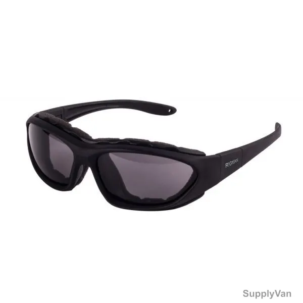 Rigman Safety Goggles, 2103, Anti-Fog Coating, Grey — image 1