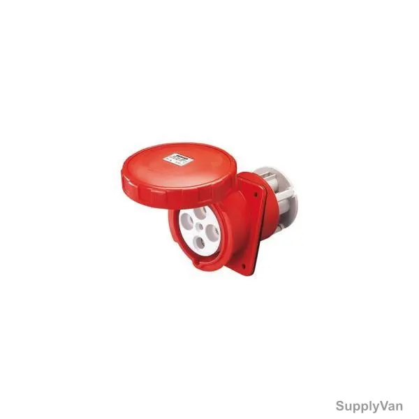 Gewiss 10 Deg Flush Mounting Socket Outlet, GW62262, IP67, 125A, 3P+N+E