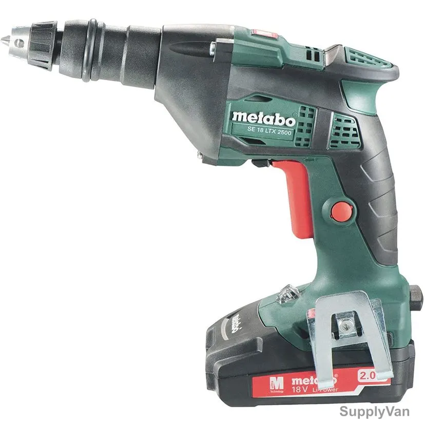 Metabo Cordless Screwdriver With Plastic Carry Case, SE-18-LTX-2500, 620047500, 18V