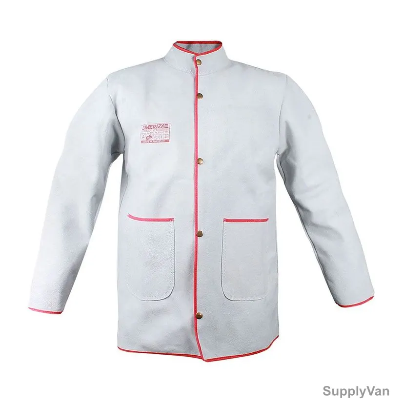 Ameriza Welding Jacket, Crust Leather, Universal, Natural — image 1