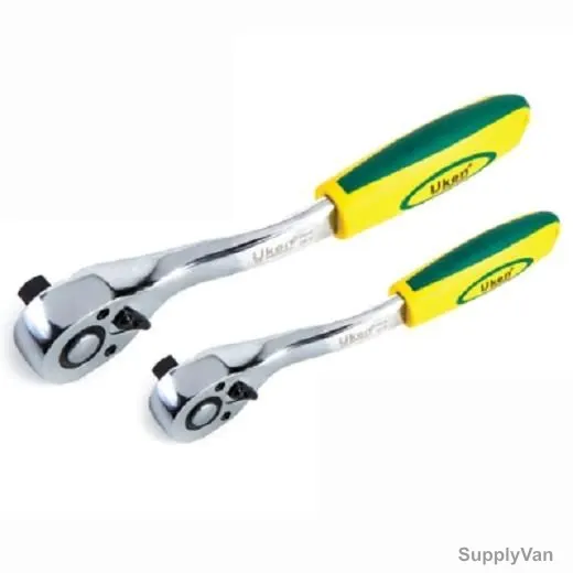 Uken Ratchet Handle, U5912, CrV Steel, 1/2 Inch Drive Size