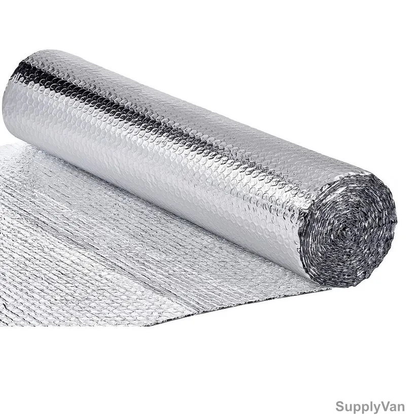 Double Sided Aluminium Bubble Roll, 3MM Thk, 1.2 Mtrs Width x 40 Mtrs Length, Silver — image 1