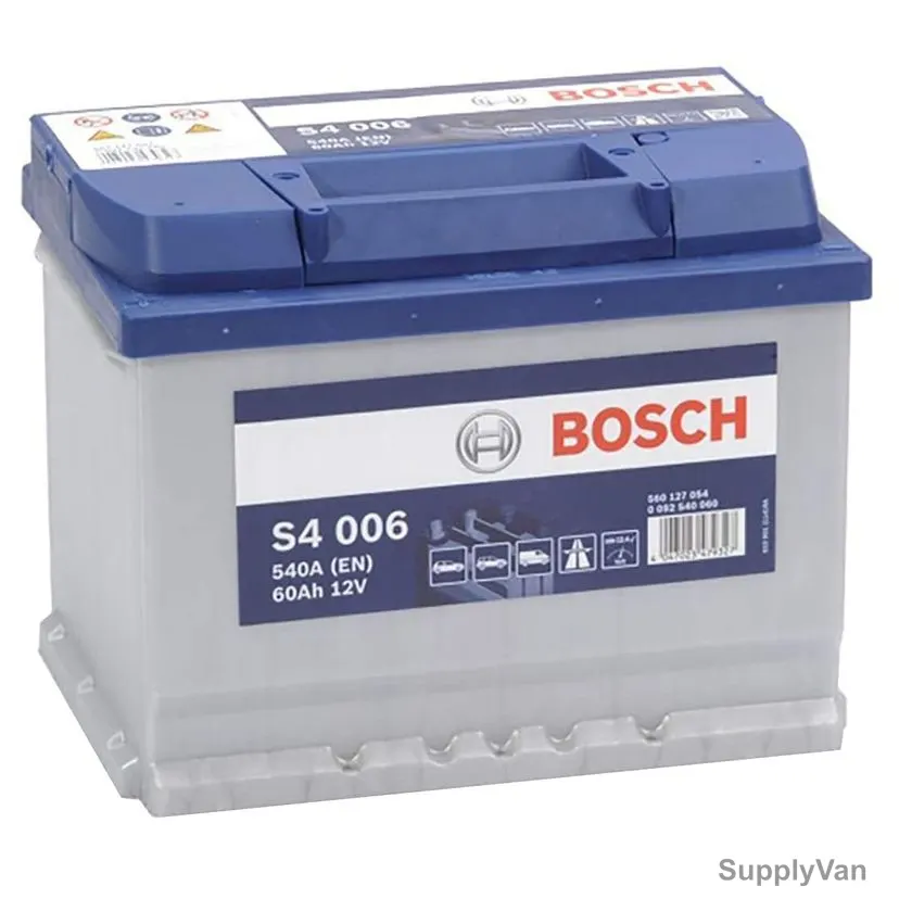 Bosch S4 006 Car Battery, 0092S40060, 12V, 60Ah, 540A