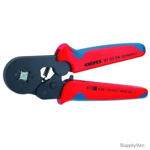 Knipex Adjustable Crimping Plier, 975304SB, 180MM