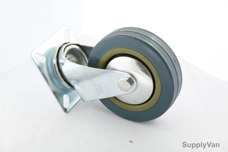 Caster Wheel Industrial Swivel Plate, SAF-70, Silver Colour