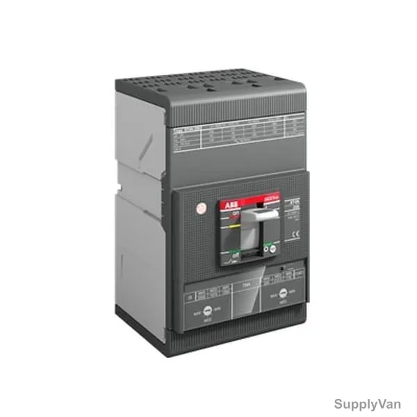Abb Moulded Case Circuit Breaker, XT4N-160-TMA-125-1250-3p-F-F, 3 Pole, 125A, 36kA