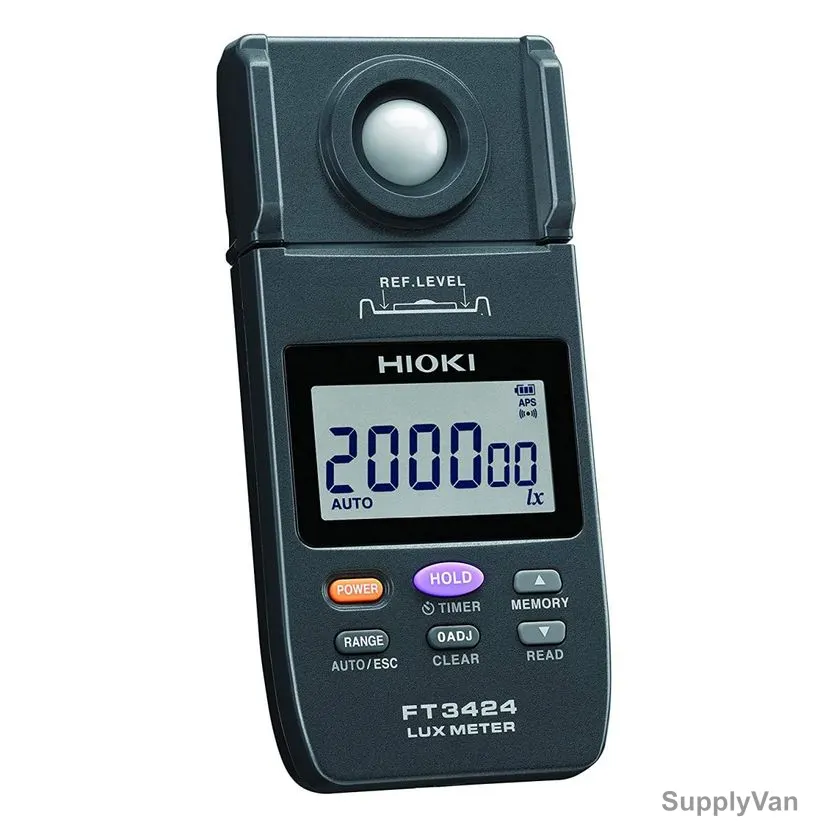 Hioki Digital Light Meter, FT3424, 200K Lux — image 1
