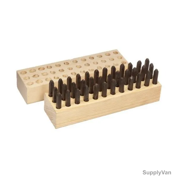 Young Bros Combination Letter and Figure Set, 01364, 1/16 Inch, 36PCS