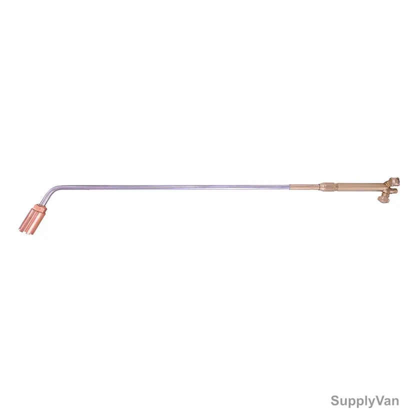 Hyperteam Heating Torch With 2 Tips, HE-505, Stainless Steel/Brass, 1050MM Length, 10 Pcs/Carton — image 1