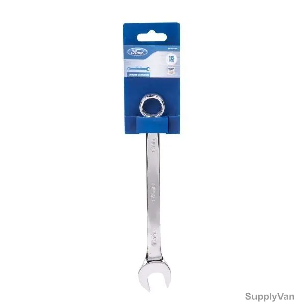 Ford Combination Spanner, FHT-EI-060, 18MM, Silver